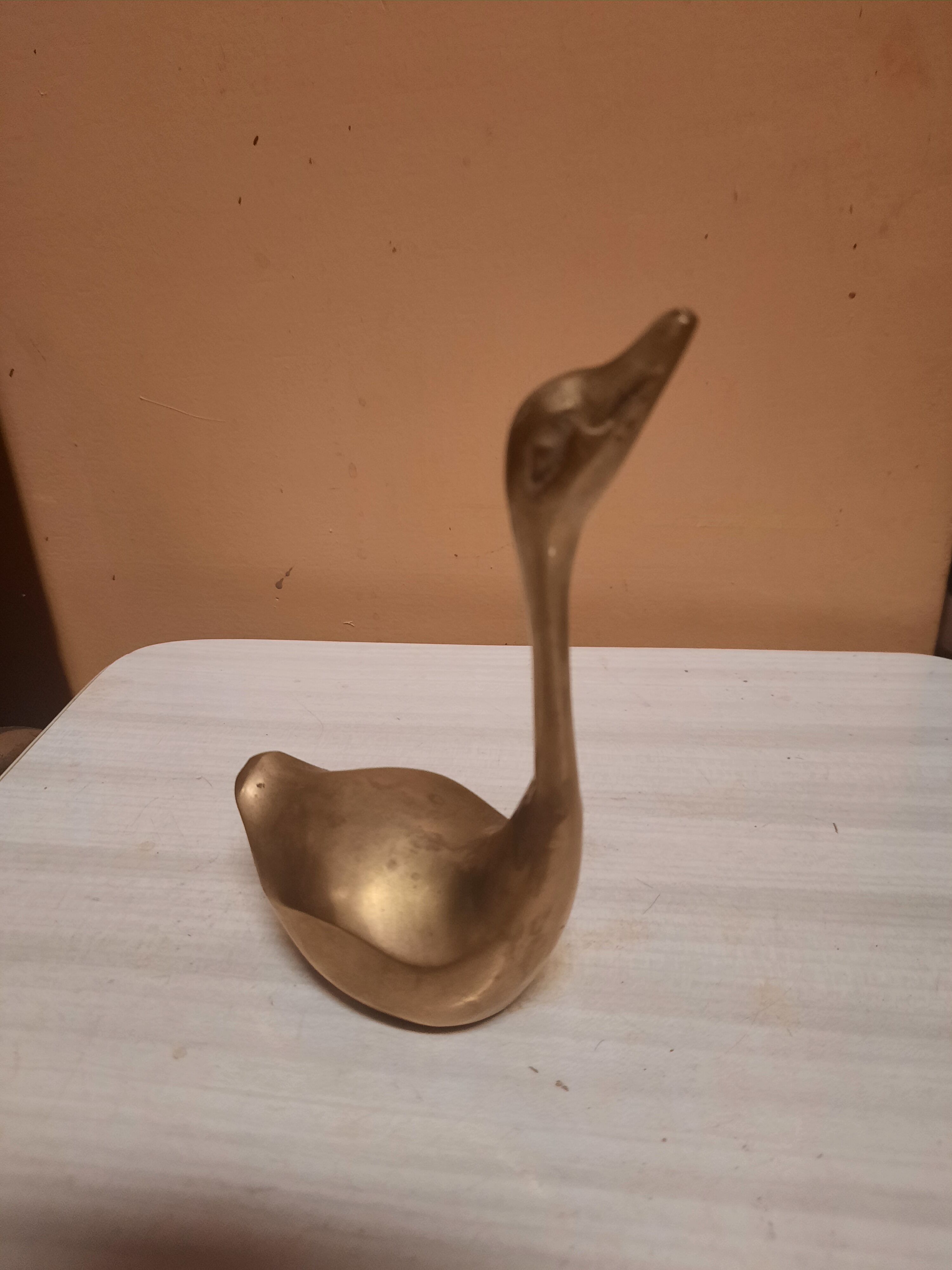 Brass swan