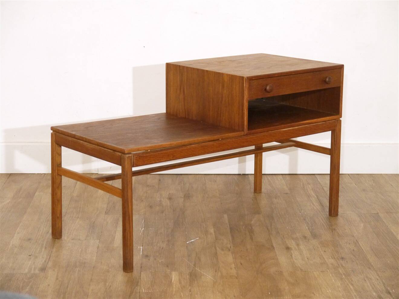 Scandinavian teak side table, 1960s