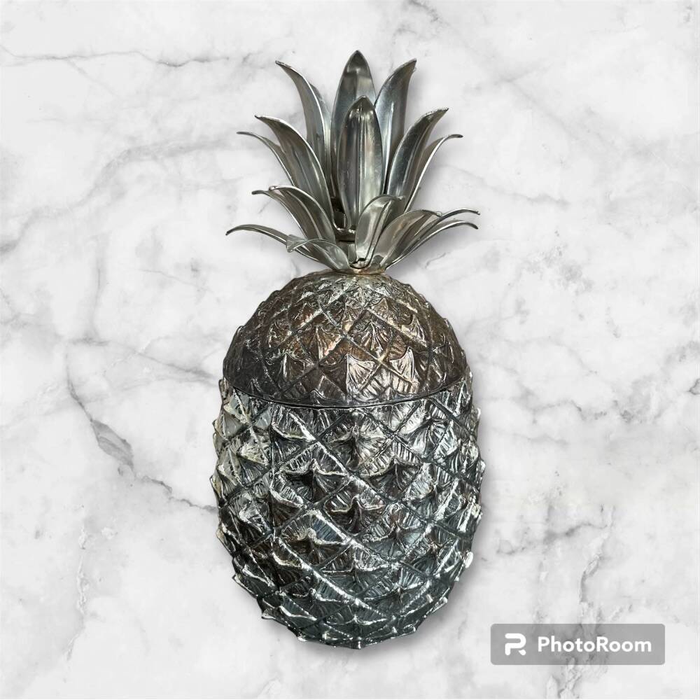 Vintage Pineapple Ice Cube Bucket