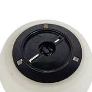 Plafonnier, suspension en verre et bakélite modèle Brune par Philips, années 50