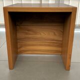 Vintage cube bedside table 1980 Maison Regain