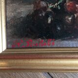 Original oil signed "Dead Nature at the Fruit Cup"
