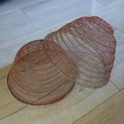 2 metal wire fruit baskets