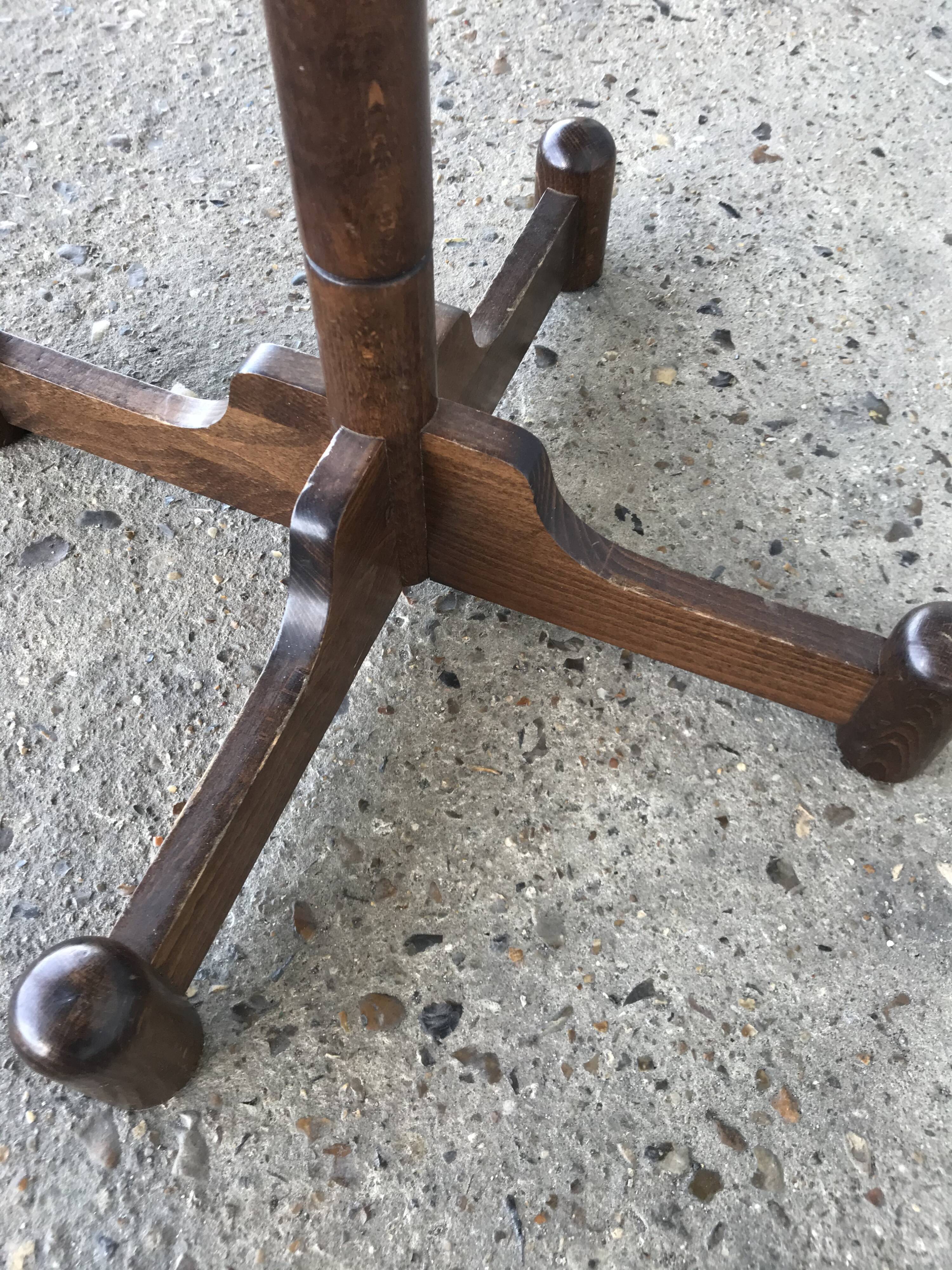 Wooden 60/70s standing coat holder