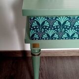 Vintage bedside table revamped