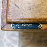 3 Casiers industriels à deux tiroirs en bois