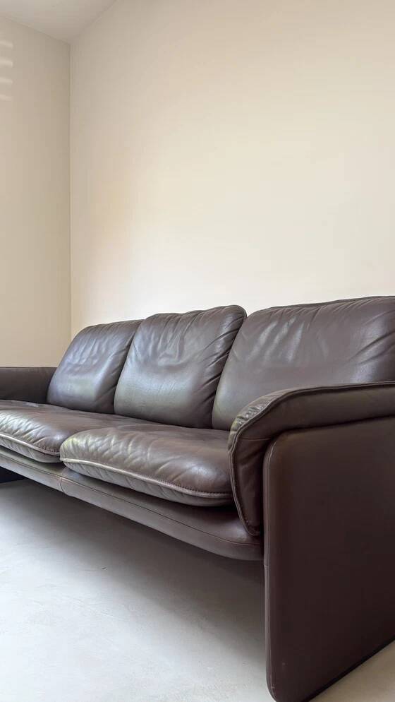 Vintage DS-61 leather 3-seater sofa by de Sede