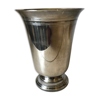 Silver metal cup