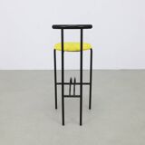 4x Postmodern Barstool in Memphis Style, 1980s