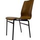 Chaise de salle à manger vintage Friso Kramer pour Auping 'Euroika' en contreplaqué, Pays-Bas 1960