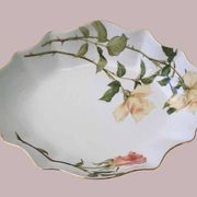 Hand painted porcelain fruit bowl