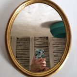 Golden mirror - 34x28cm