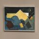 Swedish Oil on Canvas – “Abstract Composition” – Dated 1966 – Vintage