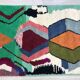 Handmade Berber rug, natural wool, 2.5x1.5 m