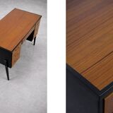 Vintage Mid-Century Swedish Modern Teak Desk, 1960s