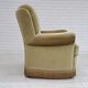 Danish velour armchair, original condition, beech wood, 80s