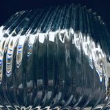 XL Mid-Century Czech Modern Crystal Art Glass Bowl, 1960s