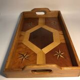 Wooden serving tray