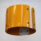 Modern Danish Pendant Lamp: Dark Yellow Metal, 1990s Design