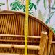 Table rotin bambou vintage