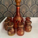 Tea set or orangeade