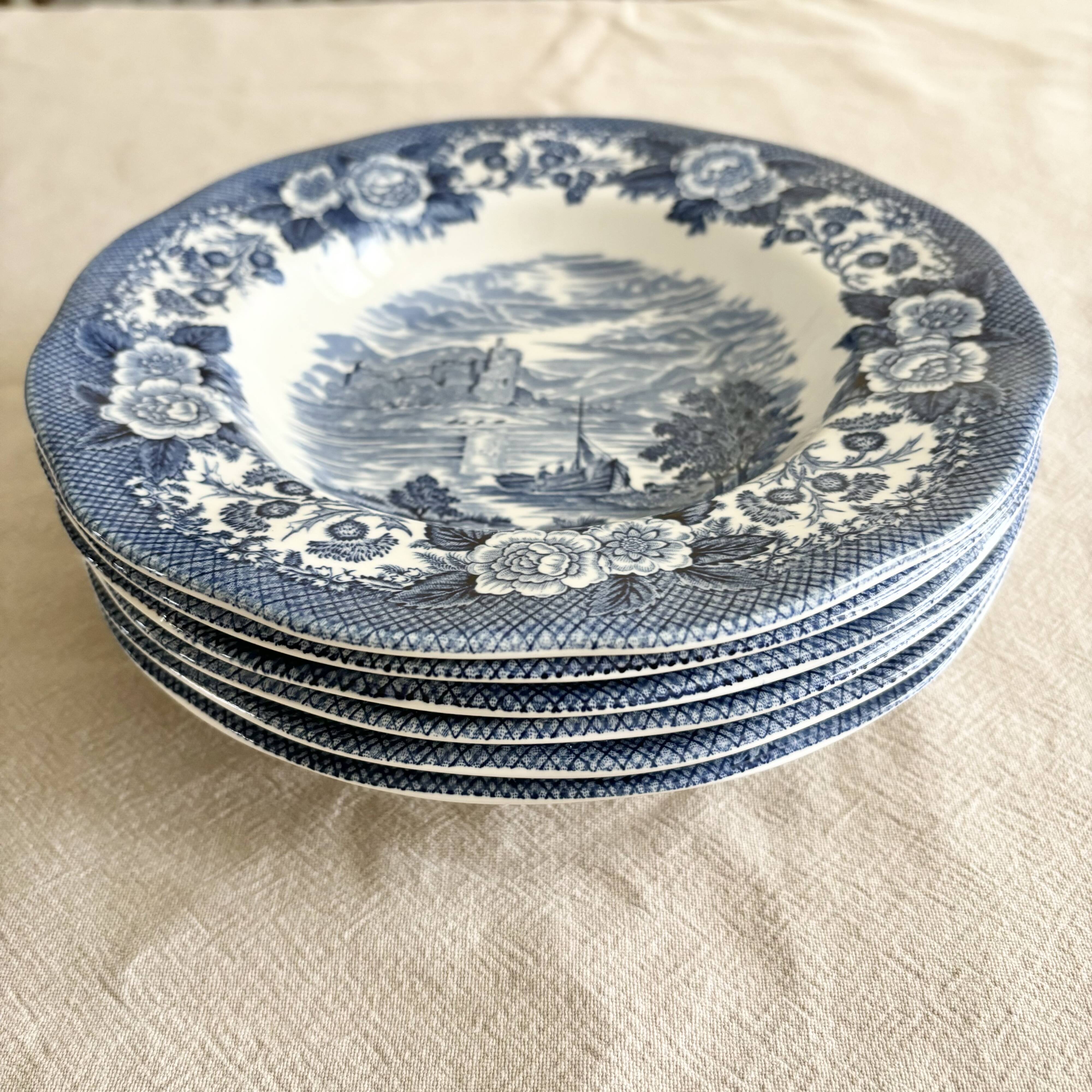English soup plates