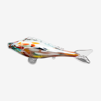 Glass ornament - fish, 1960s