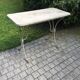 Dining garden of wood and wrought iron early twentieth