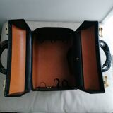 Vanity case old Bergo Aubusson black