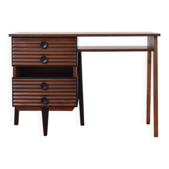 Mid-Century Walnut Desk from UP Závody, 1954.
