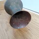 Artisanal vase from Mexico in hammered copper