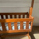 Vintage Scandinavian wooden cradle