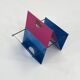 Folded metal magazine rack, 1980