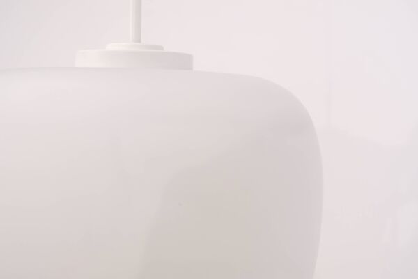 Large suspension en opaline scandinave - 1960s