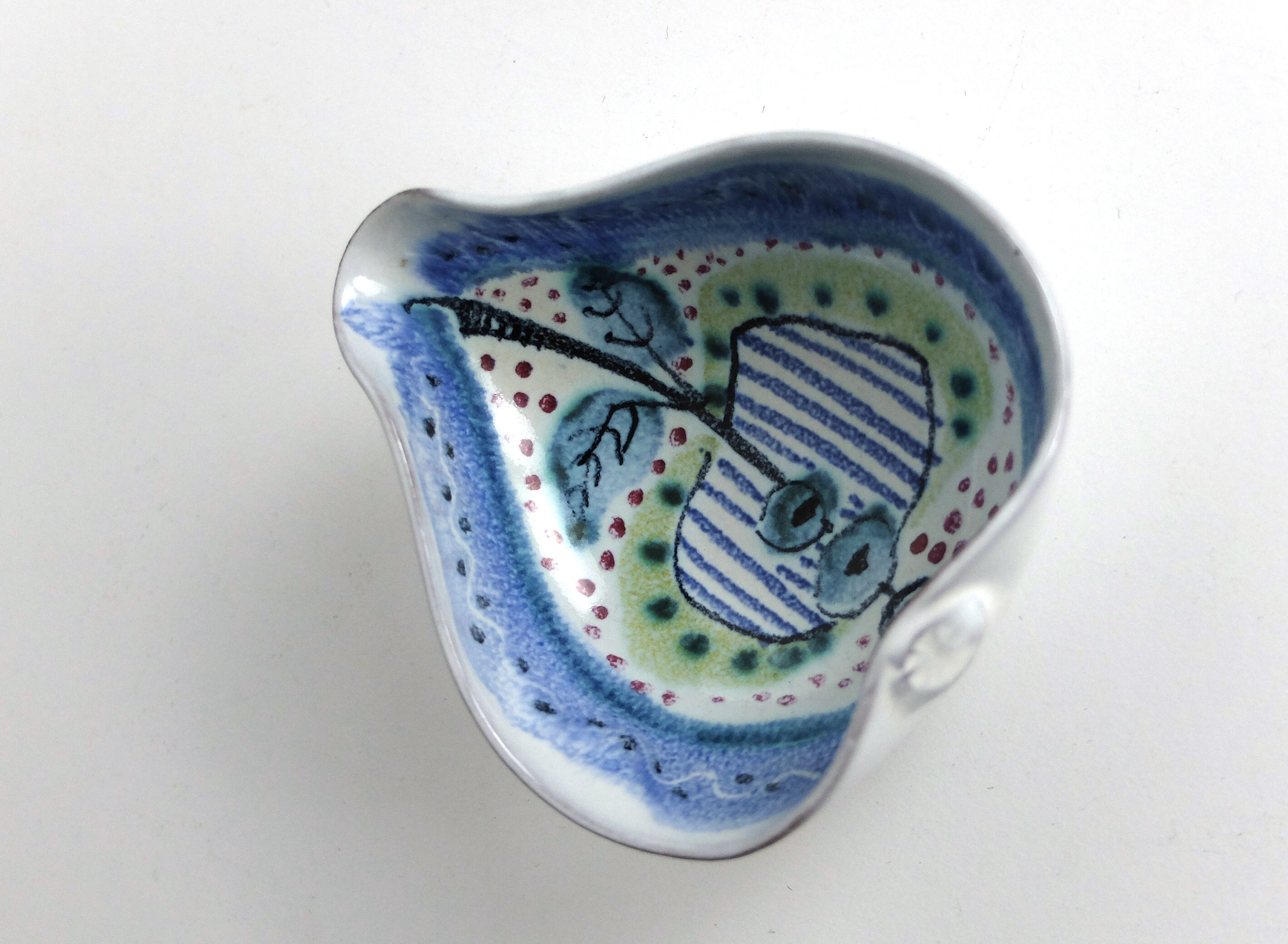 Ceramic cut by Jane Wahlstedt & Nils Larsson, Janikeramik, Sweden, 1950-60s