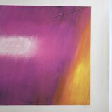 Jacques monory, fuite n° 7, 1980. original screenprint signed in pencil