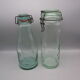 Set of 2 old glass jars Lorraine