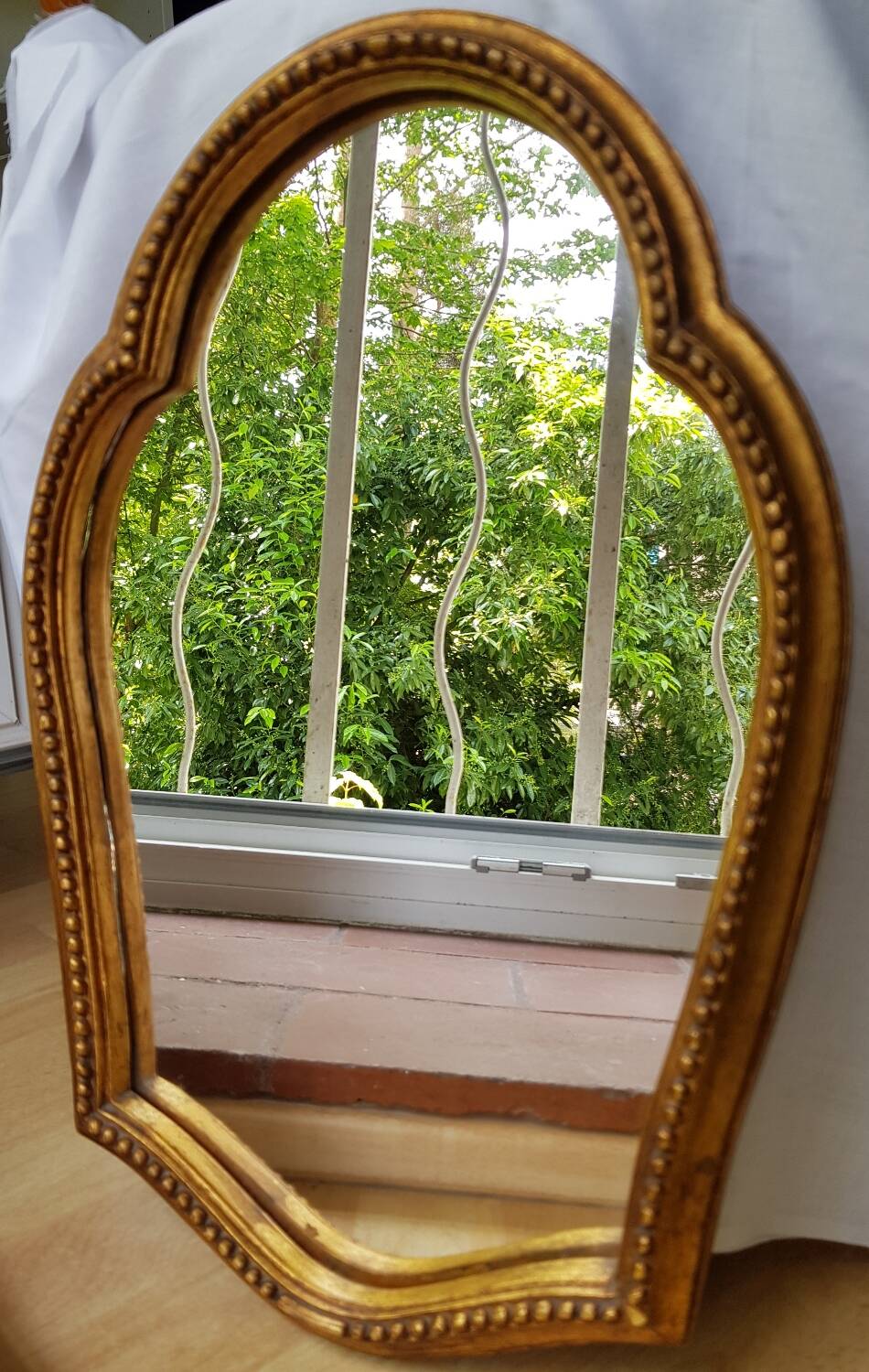 Miroir doré vintage