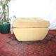 Ottoman, footrest, vintage ottoman 1970 suede Roset Line