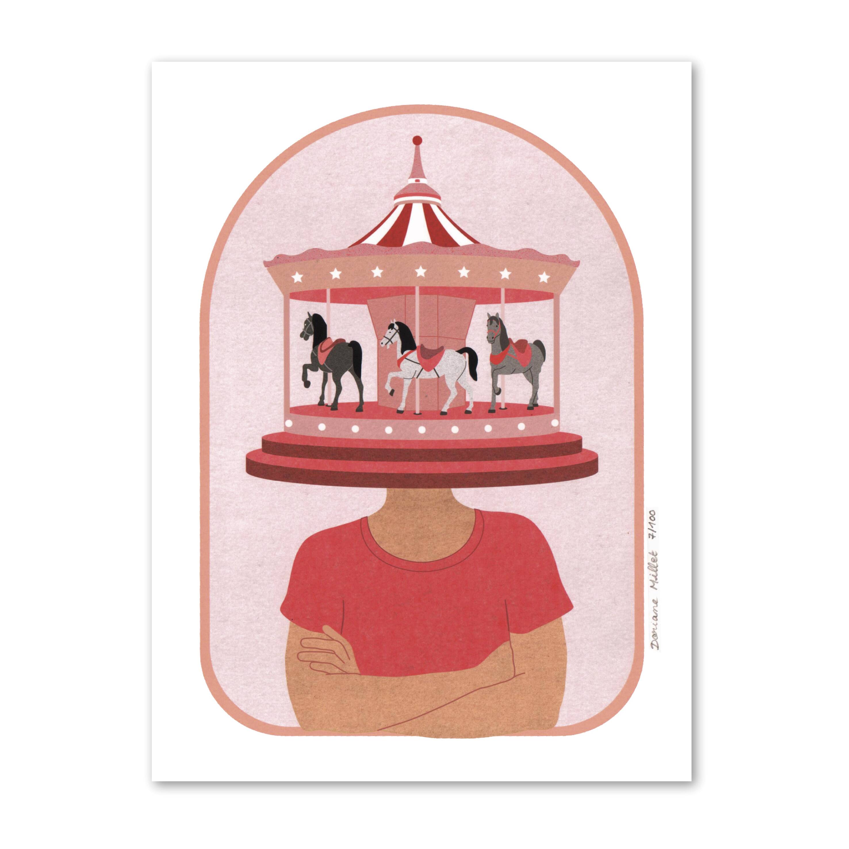 The Dreamer, Art print 13x18 cm, limited edition art print