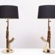 Original set of 2 Flos AK 47 Kalashnikov Table Gun Lamps by Philippe Starck