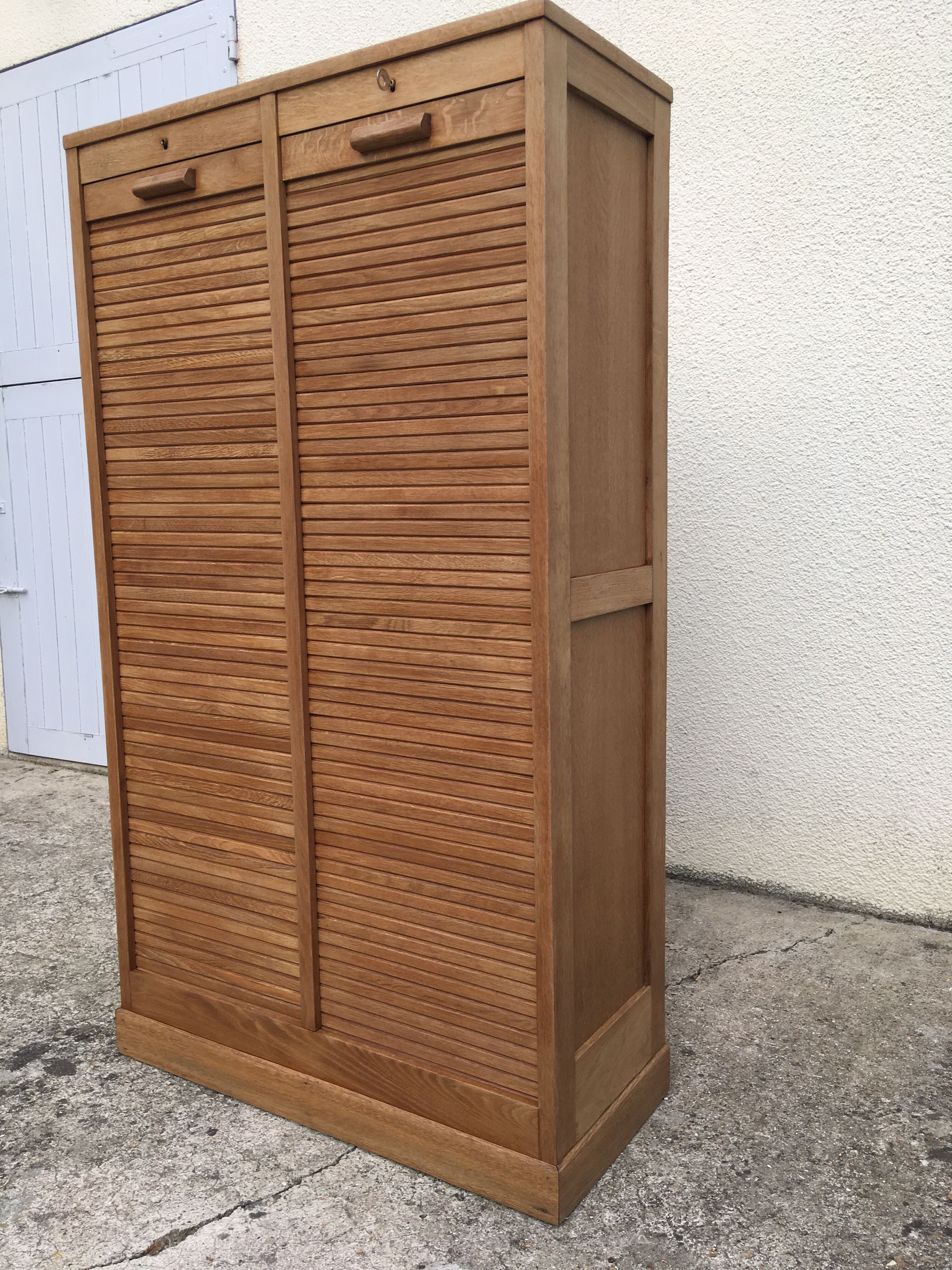 Gold oak double curtain binder