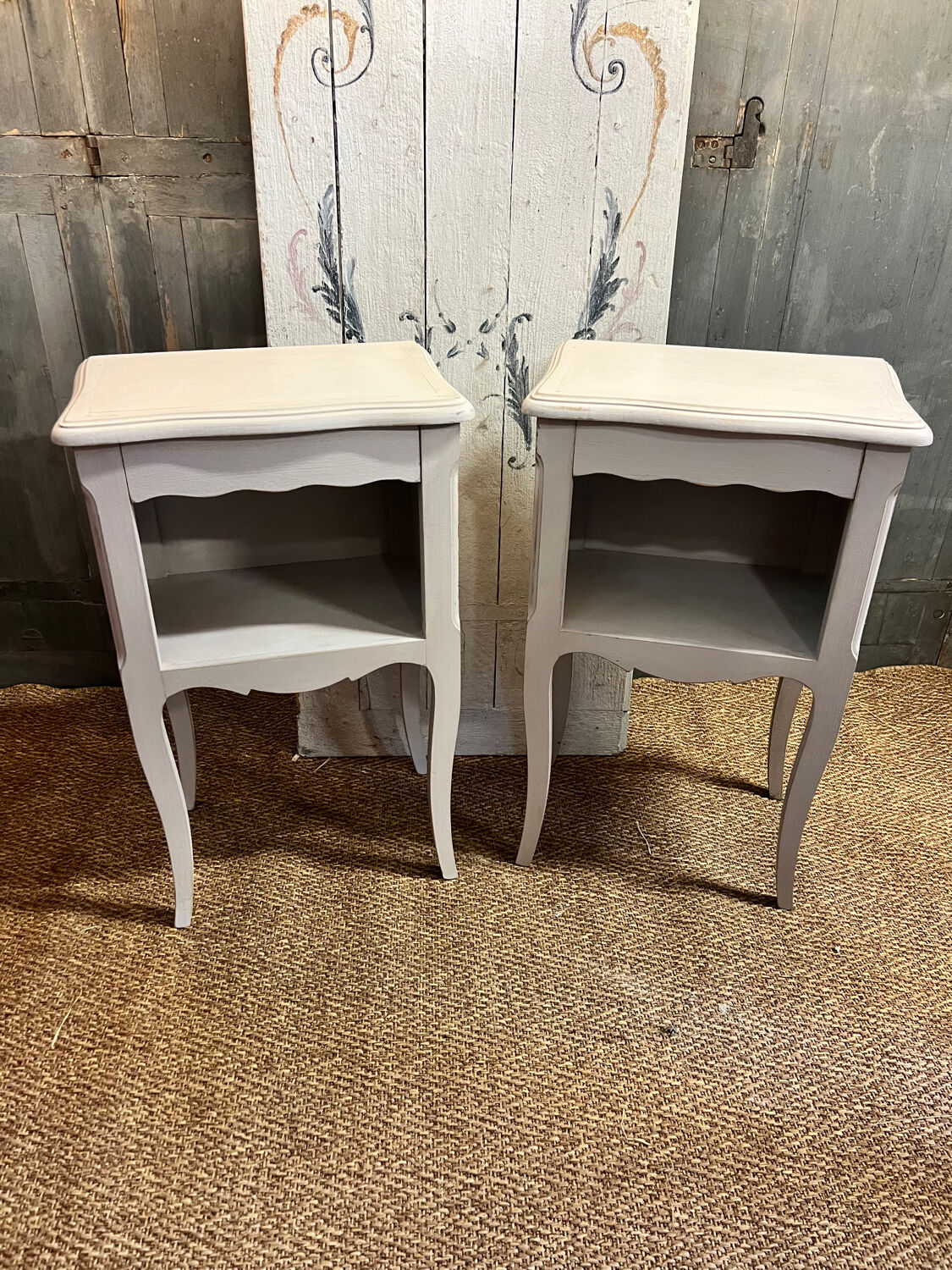 Pair of revamped bedside tables
