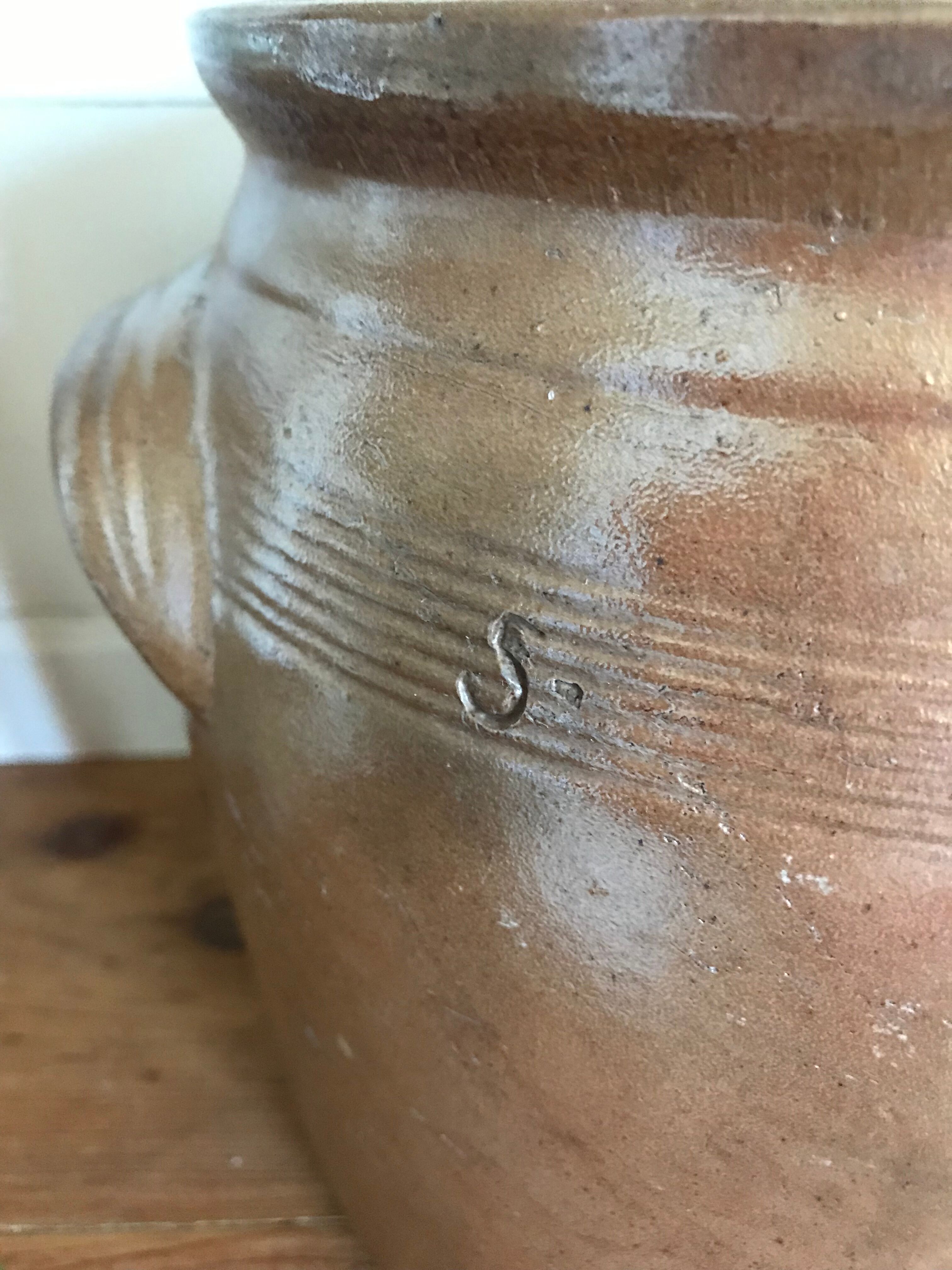 5l glazed sandstone pot