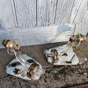 A pair of Venetian Murano wall sconces