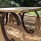 Table set, stools and benches