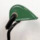 Vintage Green Enamel Bank Lamp, 1930s