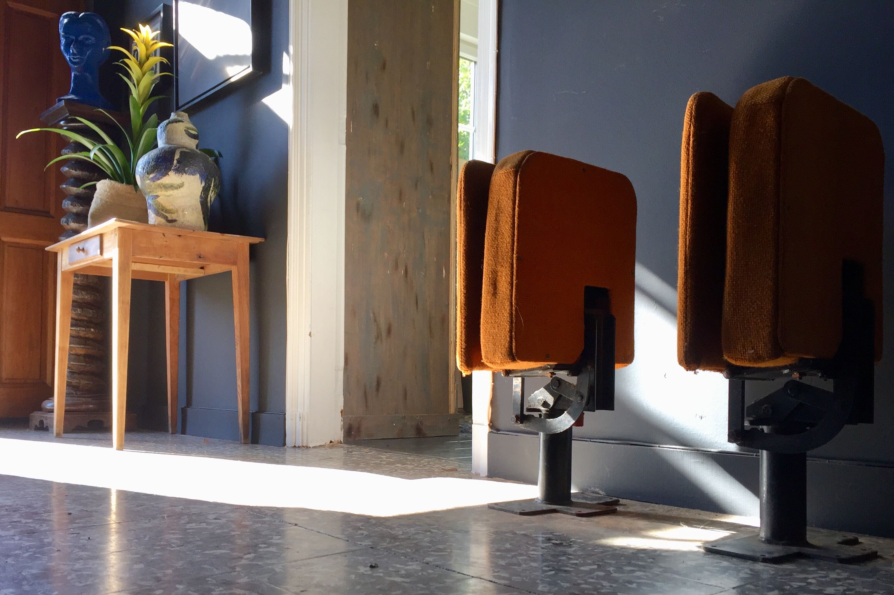 Lot of cinema seats 1960