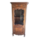 Vitrine style louis xv 1 porte en merisier