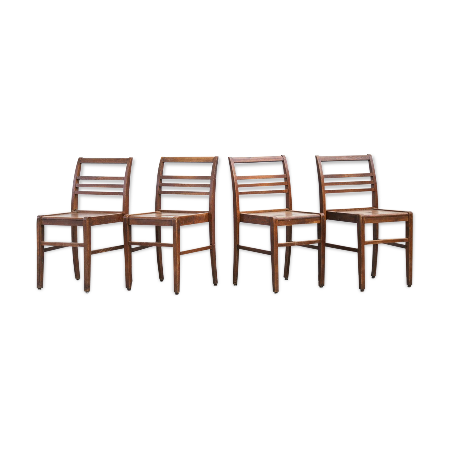 Set of 4 René Gabriel chairs